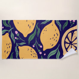 Toalla De Playa Dreamy Lemons