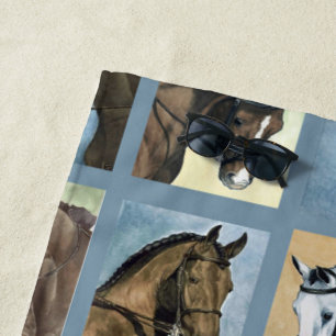 Toalla de playa Dressage Horses