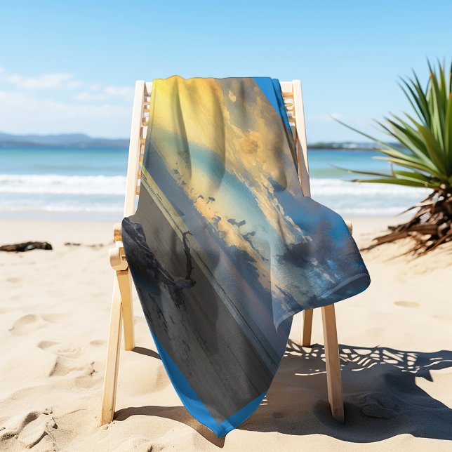 Toalla De Playa Dritwood Beaufort SC Beach Sunrise (Subido por el creador)