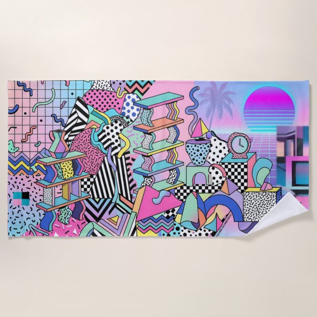 Toalla De Playa Du Pasquier Geometrics Revisited (Anverso)