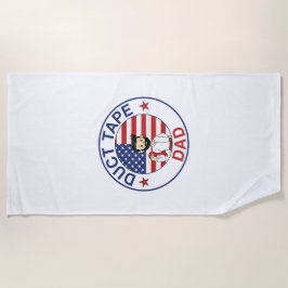 Toalla De Playa Duct Tape Dad - Beach Towel