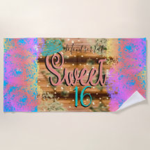 Dulce Dieciséis Vintage Boho Turquoise Gold Rustic