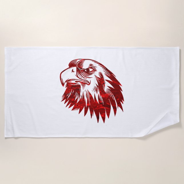Toalla De Playa Eagle Face (Anverso)