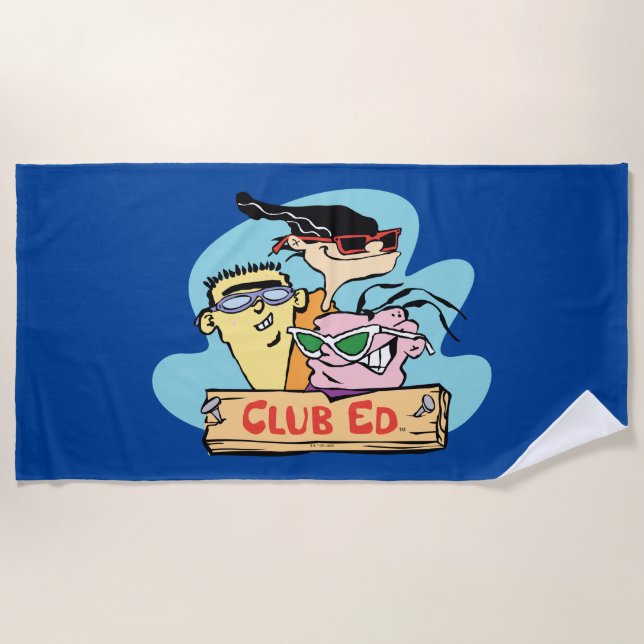 Toalla De Playa Ed, Edd, n Eddy - Club Ed (Anverso)