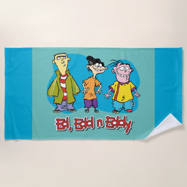 Toalla De Playa Ed, Edd, n Eddy Smiling (Anverso)