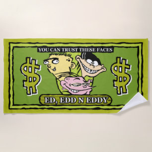 Toalla De Playa Ed, Edd, y Eddy Dollar Bill