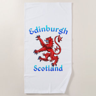 Toalla De Playa Edimburgo León de Escocia Rampant Bandera escocesa