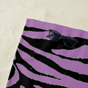 Toalla De Playa Editar diseño - Cambiar la cebra de color de fondo