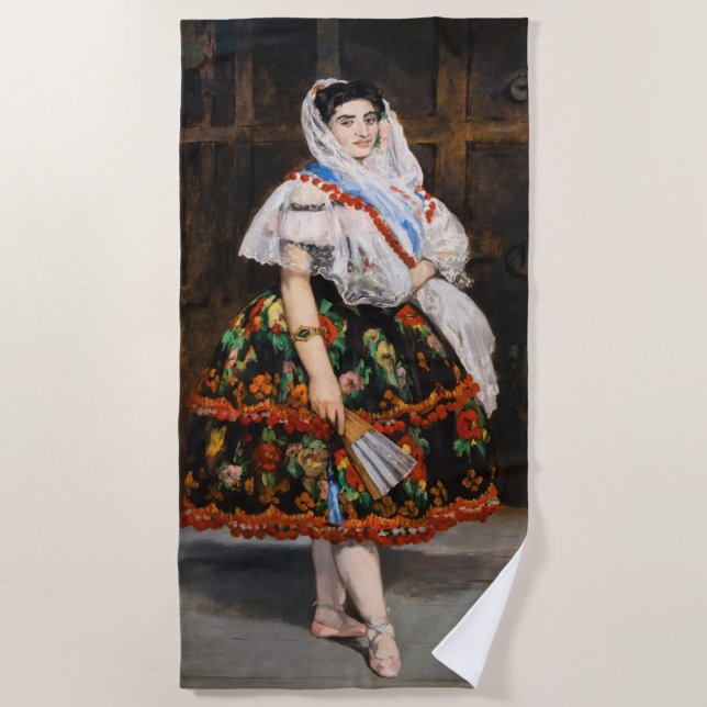Toalla De Playa Edouard Manet - Lola de Valence (Anverso)