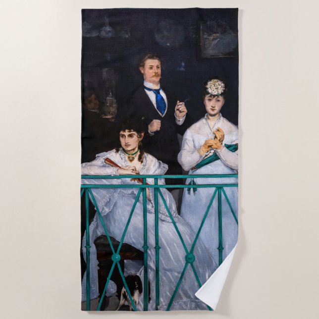 Toalla De Playa Edouard Manet - The Balcony / Le Balcon (Anverso)