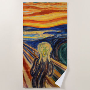 Toalla De Playa Edvard Munch - El Grito 1910