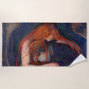 Toalla De Playa Edvard Munch - Vampiro / Amor y dolor