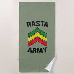 Toalla De Playa Ejército de Rasta