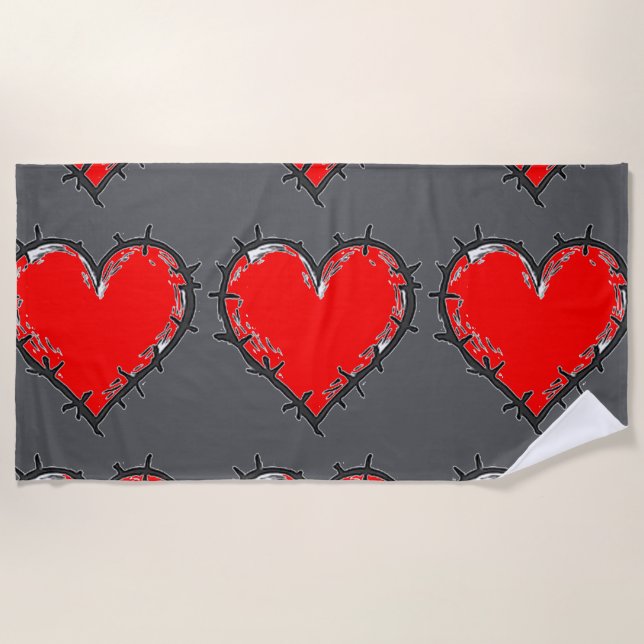 Toalla De Playa El amor es (Anverso)
