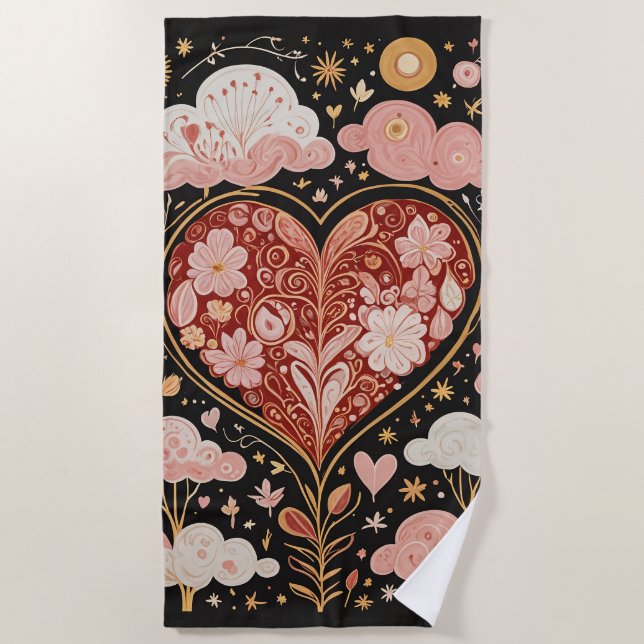 Toalla De Playa El amor está en el aire (Anverso)