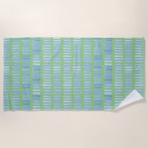 El azul acuarela moderna golpea el verde