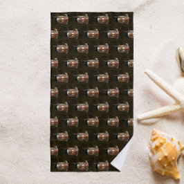 Toalla De Playa El cirujano americano se atormenta con el patrón d