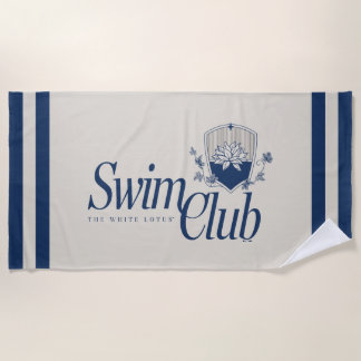 Toalla De Playa El club de natación White Lotus