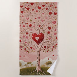 Toalla De Playa El corazón