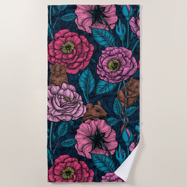 Toalla De Playa El fiesta de ratones (Anverso)