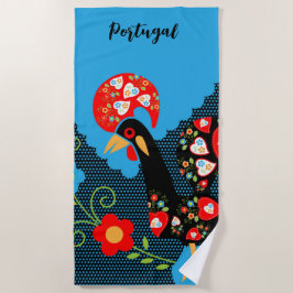 Toalla De Playa El gallo portugués