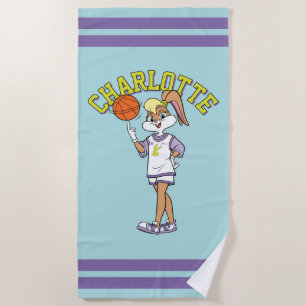 Toalla De Playa El giro de baloncesto de Lola