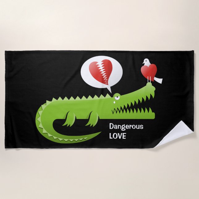 Toalla De Playa El lagarto en el amor (Anverso)