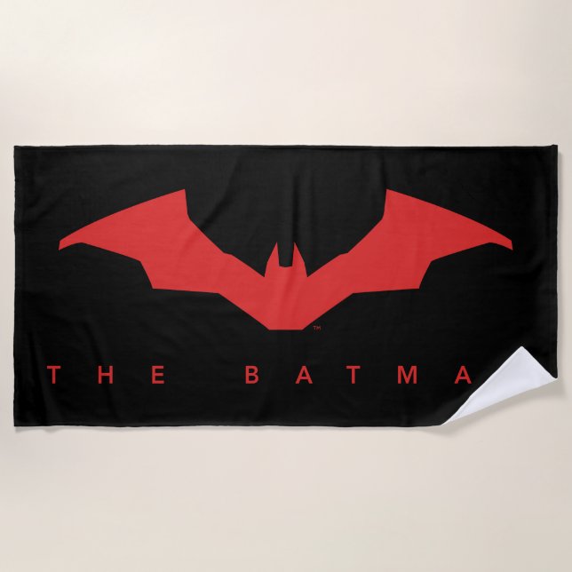 Toalla De Playa El logo de Batman Bat (Anverso)