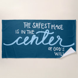 Toalla De Playa El lugar más seguro