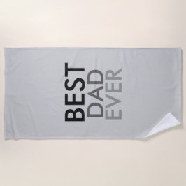 Toalla De Playa El mejor padre jamás