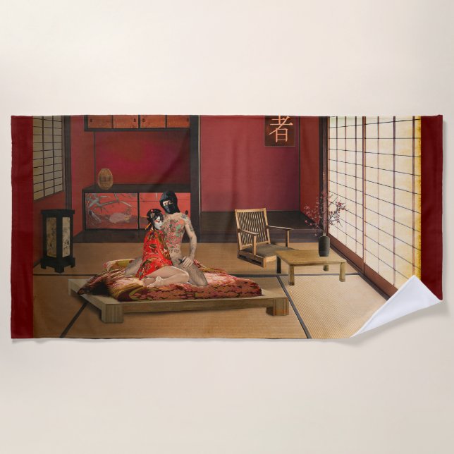 Toalla De Playa El Ninja (Anverso)