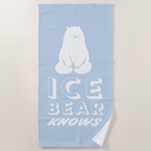 Toalla De Playa El Oso de Hielo Sabe
