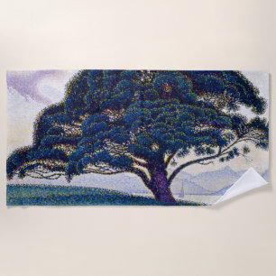 Toalla De Playa El pino Bonaventure, pintura al óleo, Paul Signac