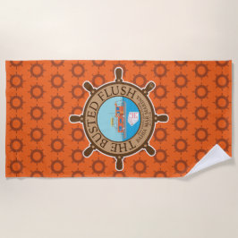 Toalla De Playa El rubor (Naranja) -