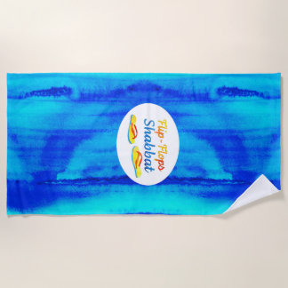 Toalla De Playa El sabbat de los arcos azules del agua