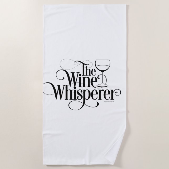 Toalla De Playa El susurro del vino (Anverso)