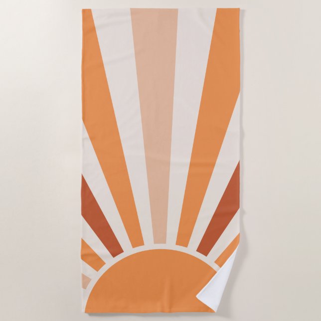 Toalla De Playa El toque retro boho sunshine (Anverso)