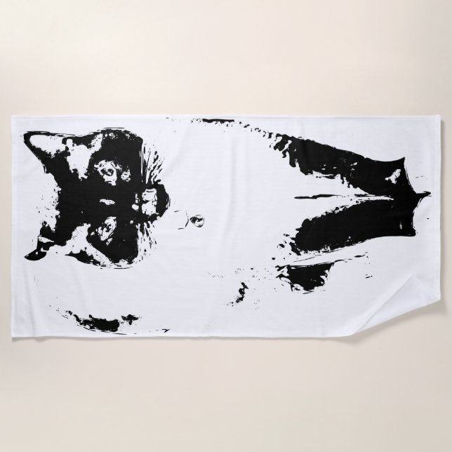 Toalla De Playa El verdadero salvavidas (Anverso)