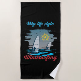 Toalla De Playa El Windsurf es mi estilo de vida