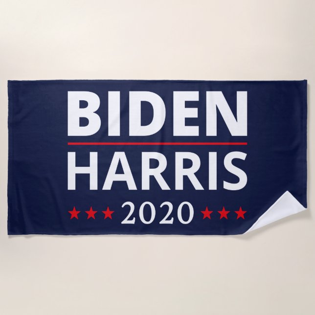 Toalla De Playa Elecciones 2020 - Biden Harris II (Anverso)
