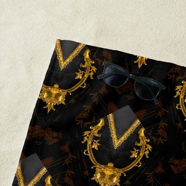 Toalla De Playa Elegancia barroca de Sebastians (In situ)