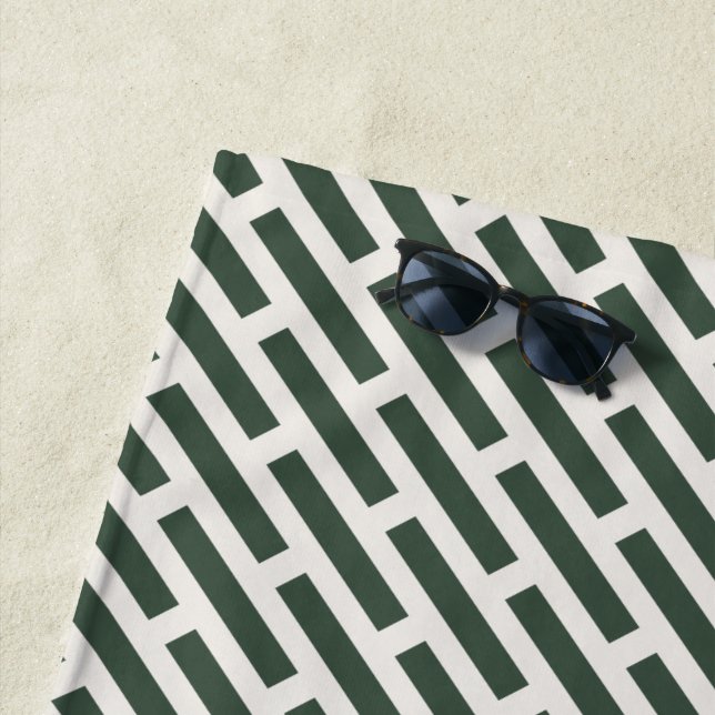 Toalla De Playa Elegant Geometric All-Over Pattern (In situ)