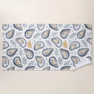Toalla De Playa Elegant Marine Oysters