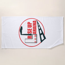 Toalla De Playa Elevar los monumentos emblemáticos de Lahaina