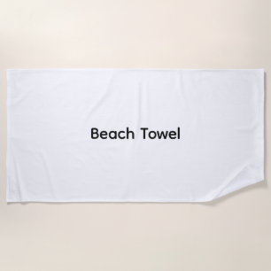 Toalla De Playa Eliminar este texto y agregar su propio diseño