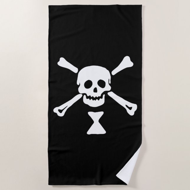 Toalla De Playa Emanuel Wynne Pirate Flag Jolly Roger (Anverso)