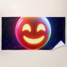 Emoji de orb feliz brillante