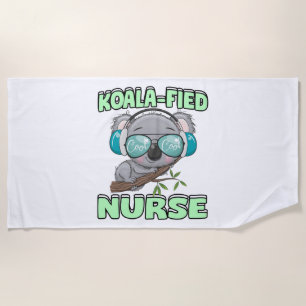 Toalla De Playa Enfermera de Koala-fied