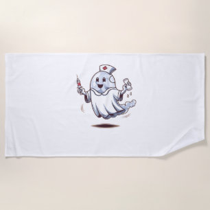 Toalla De Playa enfermera fantasma Classic T-Shirt
