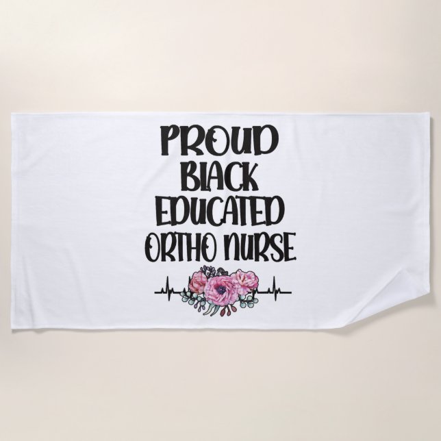 Toalla De Playa Enfermero Orto Regalo RN Enfermera Ortopédica Enfe (Anverso)
